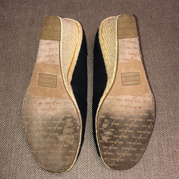 Toms black wedges - Picture 6 of 7